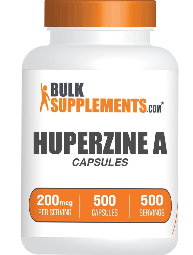 BulkSupplements Huperzine A 200mcg Capsules - Huperzine Supplement - 1 ...