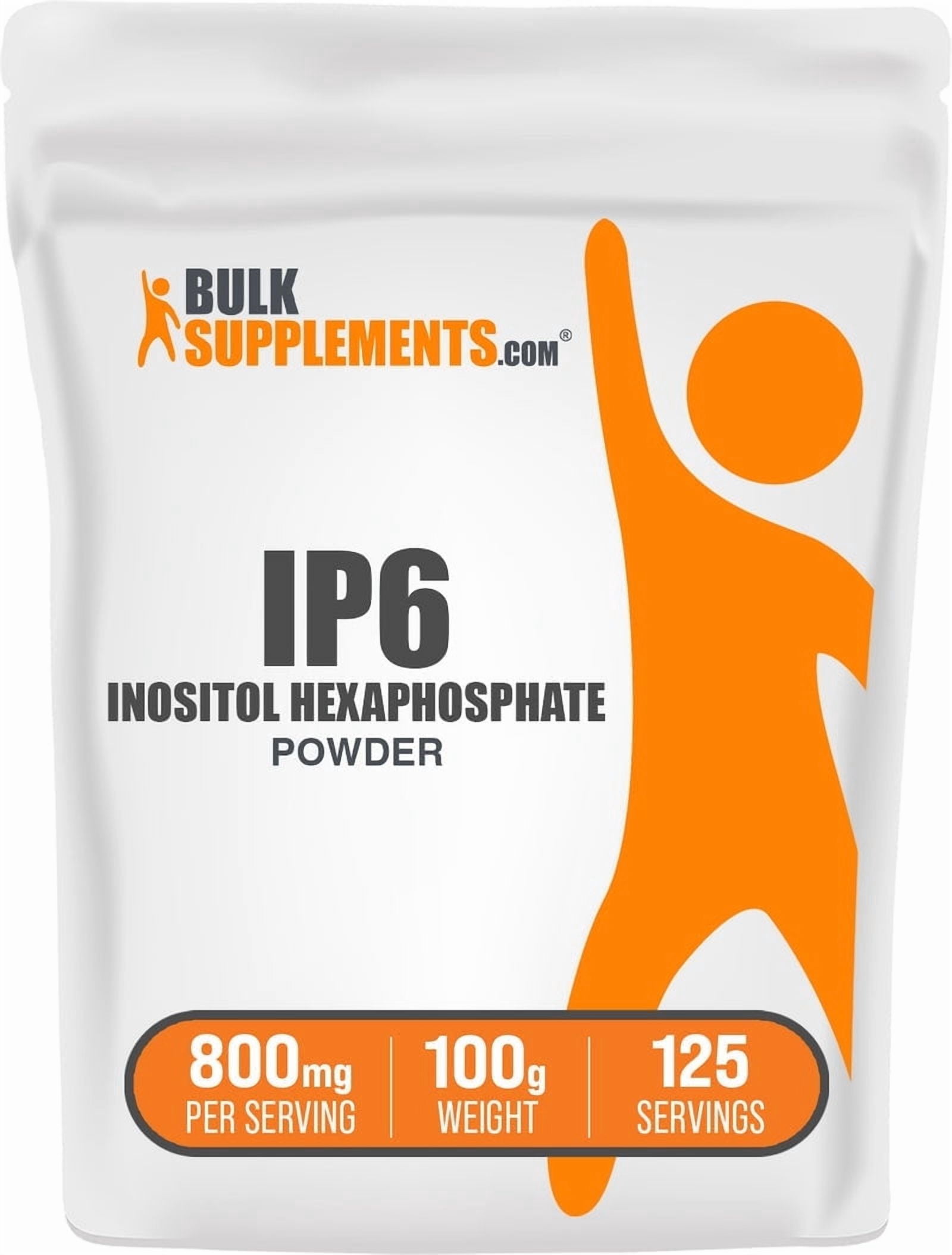 BulkSupplements IP6 (Inositol Hexaphosphate) Powder - 800mg per Serving - 100 Grams (3.5 oz) - 125 Servings