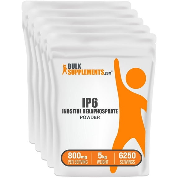 BulkSupplements IP6 (Inositol Hexaphosphate) Powder - 800mg per Serving - 5 Kilograms (11 lbs) - 6250 Servings