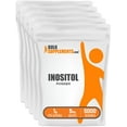thumbnail image 1 of BulkSupplements Inositol Powder - Gluten Free, 1g per Serving - 5 Kilograms (11 lbs) - 5000 Servings, 1 of 5