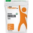 thumbnail image 1 of BulkSupplements Inulin Powder, Fiber Supplement, Unflavored, 250g, 1 of 5