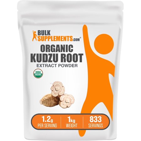 BulkSupplements Kudzu Root Extract Powder - 1.2g per Serving - 1 Kilogram (2.2 lbs)