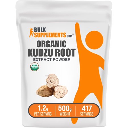 BulkSupplements Kudzu Root Extract Powder - 1.2g per Serving - 500 Grams (1.1 lbs)
