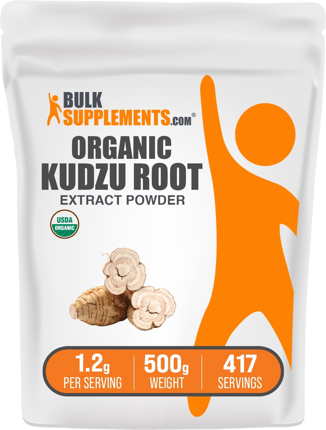 BulkSupplements Kudzu Root Extract Powder - 1.2g per Serving - 500 Grams (1.1 lbs) - 417 Servings