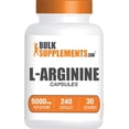 thumbnail image 1 of BulkSupplements L-Arginine Capsules - Arginine Supplement, Gluten Free - 8 Capsules per Serving (5000mg), 240 Count, 1 of 6
