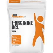 BulkSupplements L-Arginine HCl Powder - Arginine Supplement, Amino Acid Supplement - Unflavored, 100g 3.5 oz