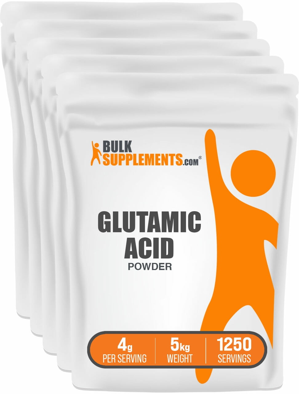 bulk supplements glutathione BulkSupplements L-Glutamic Acid Powder - 4g per Serving - 500 Grams (1.1  lbs)