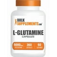thumbnail image 1 of BulkSupplements L-Glutamine Capsules - Amino Acid Supplement, Glutamine Supplement - Gluten Free, 6 Capsules per Serving (5000mg), 360 Count, 1 of 6