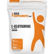 BulkSupplements L-GLutamine Powder - Amino Acid Supplements, Glutamine Supplement - Unflavored, 1kg 2.2 lbs