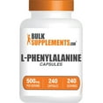 thumbnail image 1 of BulkSupplements L-Phenylalanine Capsules - 500mg per Serving (240 Capsules - 240 Servings), 1 of 6