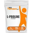 thumbnail image 1 of BulkSupplements L-Proline Powder - Amino Acid Supplement, Proline Supplement - Unflavored, 2g per Serving, 100g (3.5 oz), 1 of 6