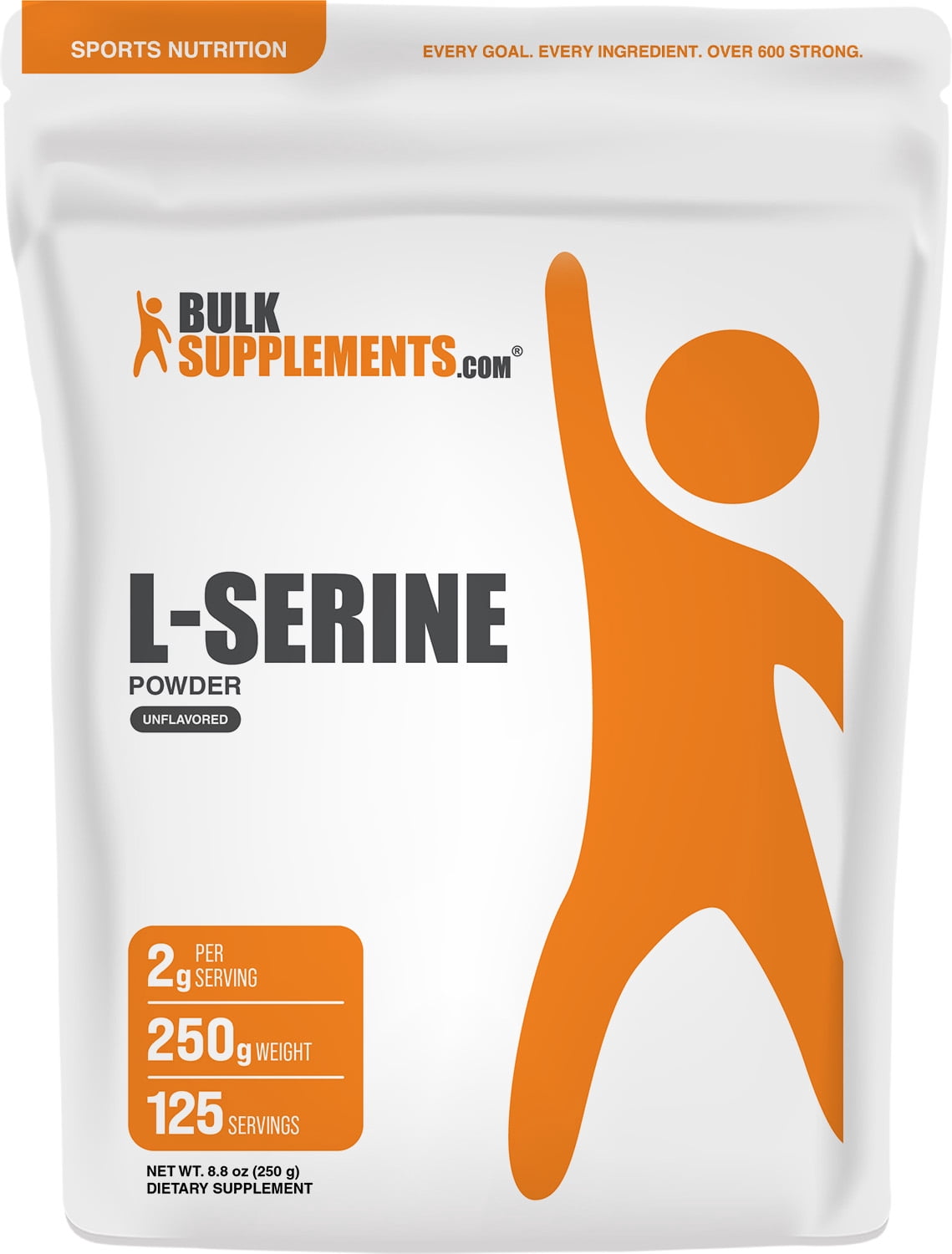 BulkSupplements L-Serine Powder - Amino Acid Supplement, L-Serine Supplement