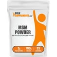 thumbnail image 1 of BulkSupplements MSM Powder - Methylsulfonylmethane, Dietary Supplement - Unflavored, 3g per Serving, 100g (3.5 oz), 1 of 5