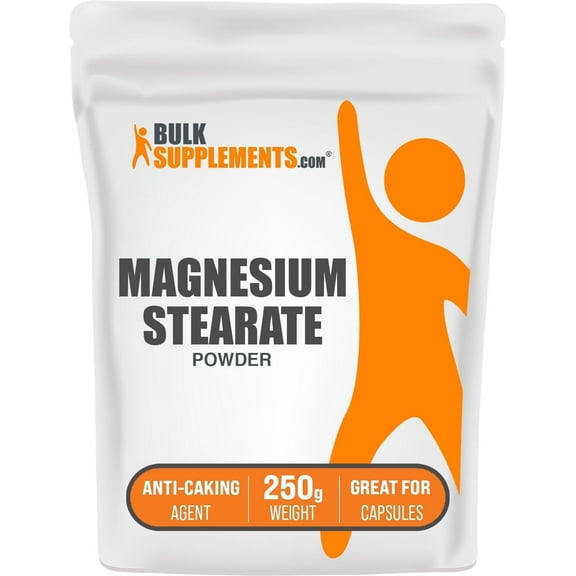 BulkSupplements Magnesium Stearate Powder - Anti-Caking Agent and Additive, 250 Grams (8.8 oz)