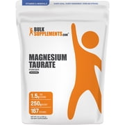 BulkSupplements Magnesium Taurate Powder - 250 Grams (8.8 oz)