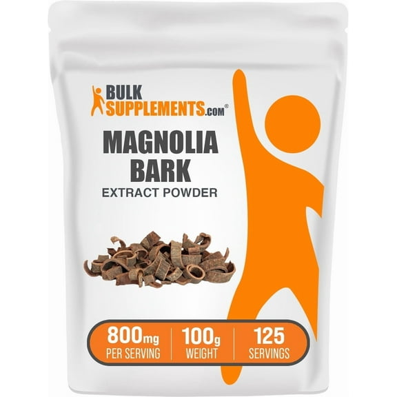 BulkSupplements Magnolia Extract Powder - 800mg per Serving - 100 Grams (3.5 oz) - 125 Servings