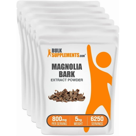 BulkSupplements Magnolia Extract Powder - 800mg per Serving - 5 Kilograms (11 lbs) - 6250 Servings