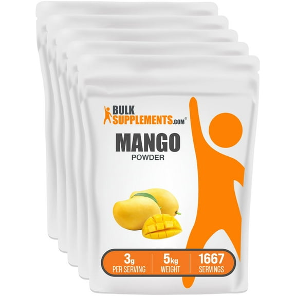 BulkSupplements Mango Powder- 3g per Serving - 5 Kilograms (11 lbs) - 1667 Servings