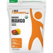 BulkSupplements Organic Mango Powder, Dietary Supplement, Unisex, 250g