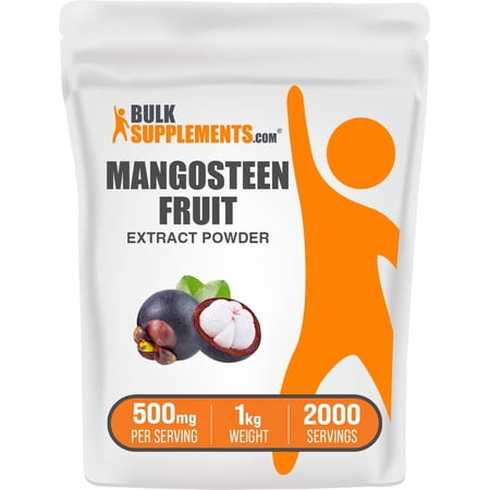 BulkSupplements Mangosteen Extract Powder - 500mg per Serving - 1 Kilogram (2.2 lbs) - 2000 Servings