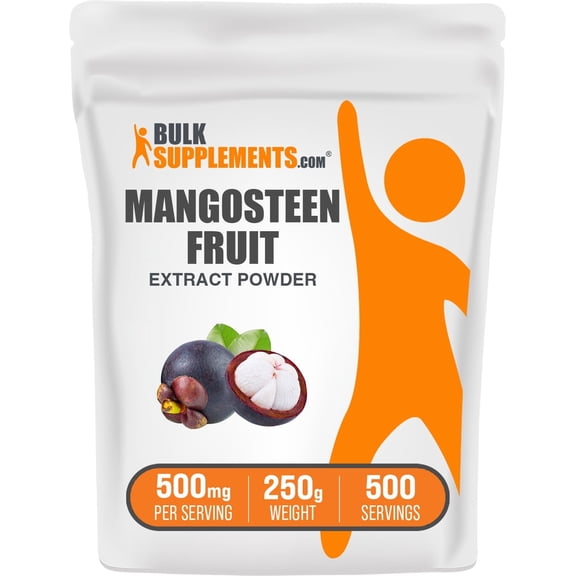 BulkSupplements Mangosteen Extract Powder - 500mg per Serving - 250 Grams (8.8 oz) - 500 Servings