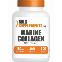 BulkSupplements Collagen Softgels - Marine Collagen Supplement, Gluten Free - 1 Softgel per Serving (150mg), 300 Count