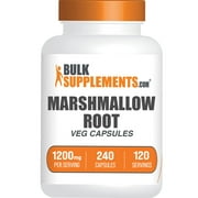 BulkSupplements Marshmallow Root Extract Capsules 240 Capsules - 120 Servings