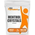 thumbnail image 1 of BulkSupplements Menthol Crystals Powder, Dietary Supplement, Respiratory Support, 1kg, 1 of 6