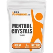 BulkSupplements Menthol Crystals Powder, Dietary Supplement, Respiratory Support, 1kg