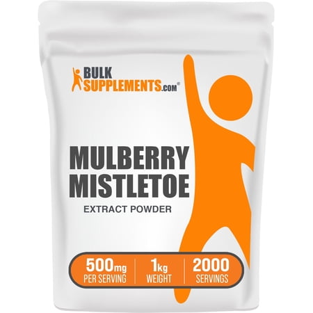 BulkSupplements Mulberry Mistletoe Extract Powder - 500mg per Serving - 1 Kilogram (2.2 lbs) - 2000 Servings