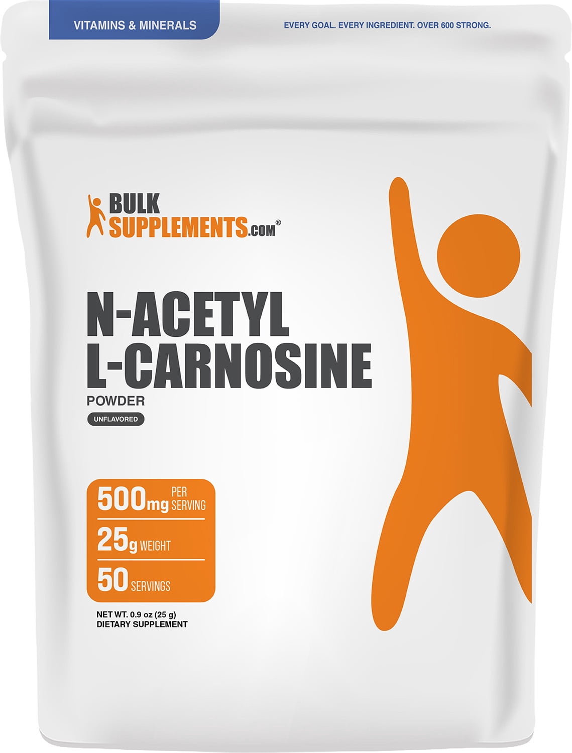 BulkSupplements N-Acetyl L-Carnosine Powder - 25 Grams (0.9 oz)