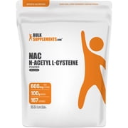 BulkSupplements N-Acetyl L-Cysteine NAC Powder, 100 Grams 3.5 oz