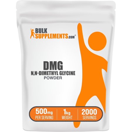 BulkSupplements N,N-Dimethyl Glycine HCl (DMG HCl) Powder - 500mg per Serving - 1 Kilogram (2.2 lbs)