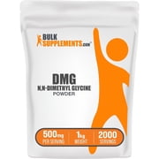 BulkSupplements N,N-Dimethyl Glycine HCl DMG HCl Powder - 500mg per Serving - 1 Kilogram 2.2 lbs