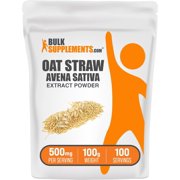 BulkSupplements Oat Straw Extract Powder, Herbal Supplement, Brain & Nerve Support, Unisex, 100g