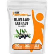 BulkSupplements Olive Leaf Extract Powder - 750mg per Serving - 250 Grams (8.8 oz) - 333 Servings