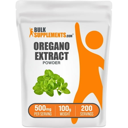 BulkSupplements Oregano Extract Powder - 500mg per Serving - 100 Grams (3.5 oz) - 200 Servings
