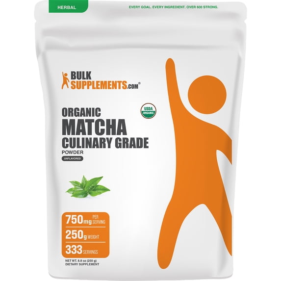 BulkSupplements Organic Matcha Powder - 250 Grams (8.8 oz)