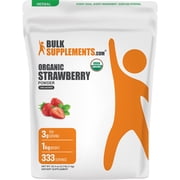 BulkSupplements Organic Strawberry Powder - 1 Kilogram 2.2 lbs