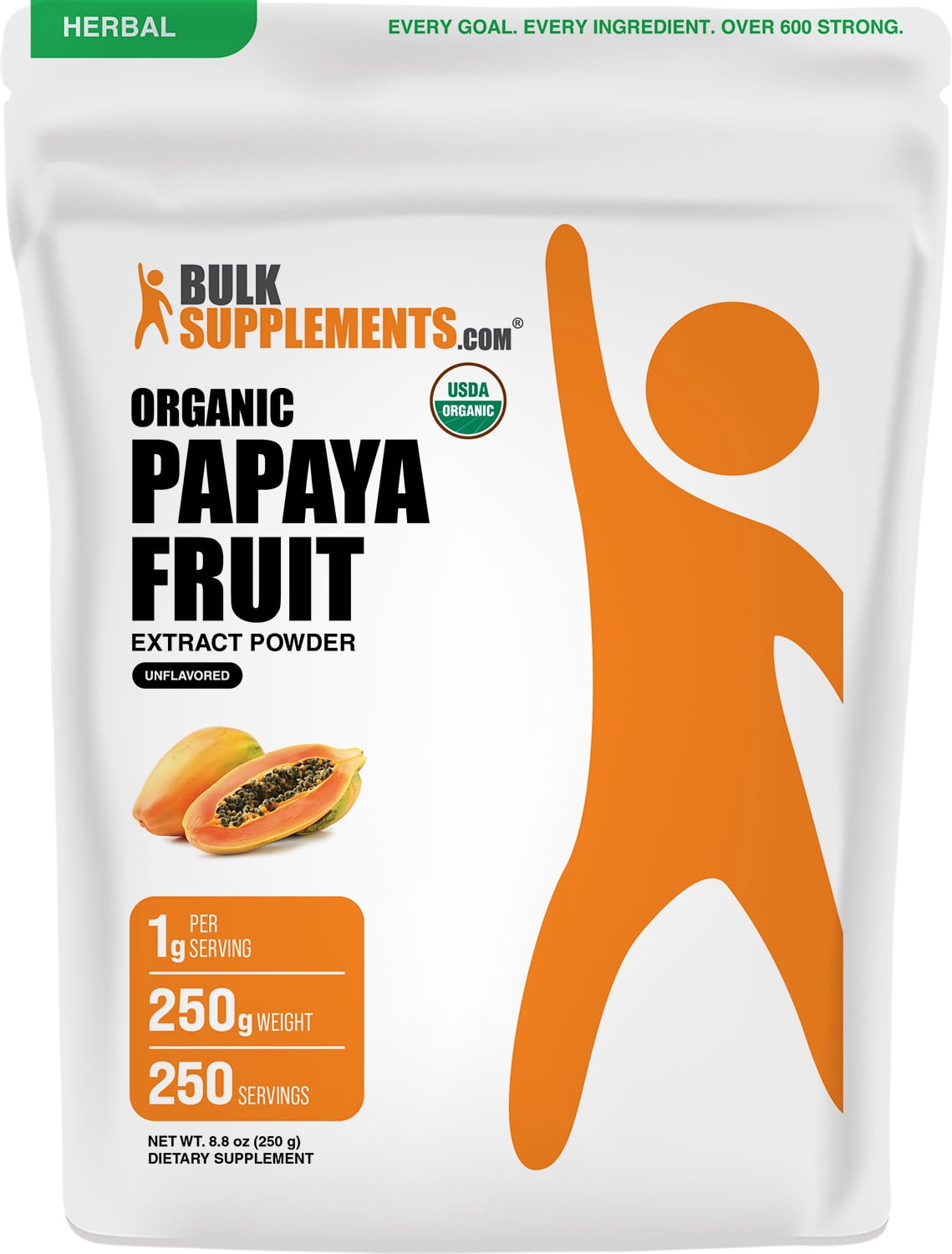 BulkSupplements Papaya Fruit Extract Powder - 250 Grams (8.8 oz)