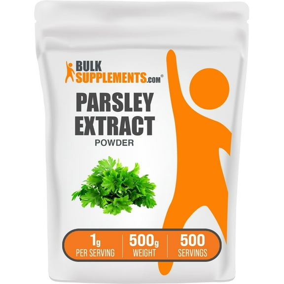 BulkSupplements Parsley Extract Powder - 1g per Serving - 500 Grams (1.1 lbs) - 500 Servings