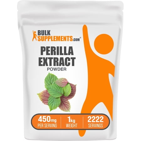 BulkSupplements Perilla Extract Powder - 450mg per Serving - 1 Kilogram (2.2 lbs) - 2222 Servings