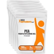 BulkSupplements Phenylethylamine HCl (PEA) Powder - 150mg per Serving - 5 Kilograms (11 lbs) - 33333 Servings