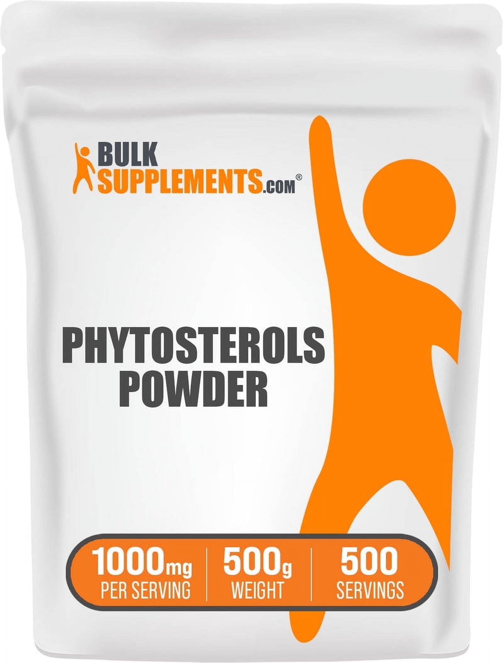 BulkSupplements Phytosterols Powder - 1g per Serving - 500 Grams (1.1 lbs) - 500 Servings