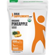 BulkSupplements Pineapple Powder - 500mg per Serving - 1 Kilogram (2.2 lbs) - 2000 Servings