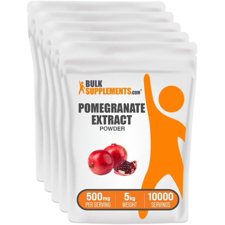 BulkSupplements Pomegranate Extract Powder - 500mg per Serving - 5 Kilograms (11 lbs) - 10000 Servings