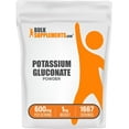 thumbnail image 1 of BulkSupplements Potassium Gluconate Powder - 600mg per Serving - 1 Kilogram (2.2 lbs) - 1667 Servings, 1 of 6
