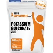 BulkSupplements Potassium Gluconate Powder - 5 Kilograms 11 lbs