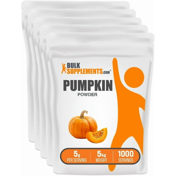 BulkSupplements Pumpkin Powder - 5g per Serving - 5 Kilograms (11 lbs) - 1000 Servings