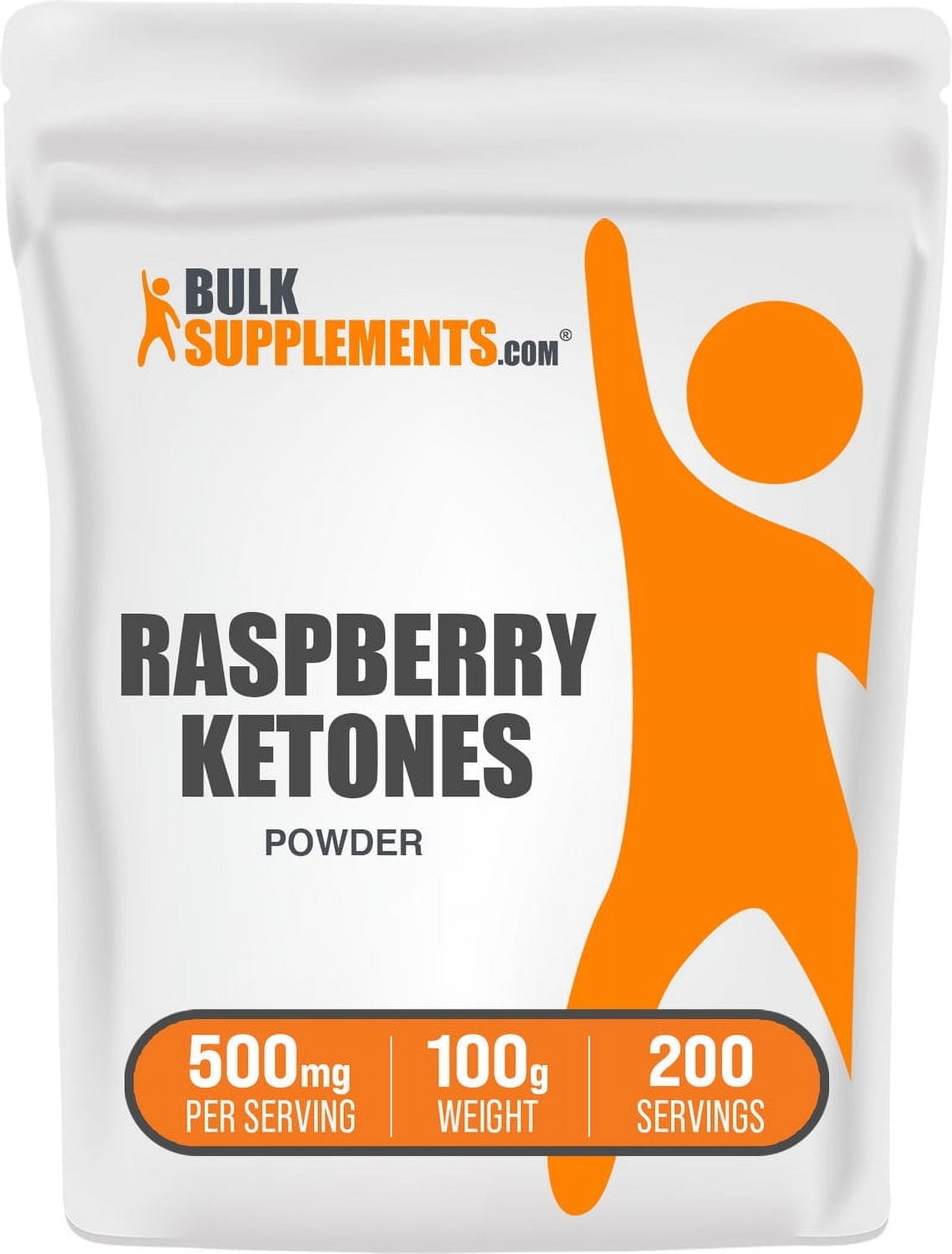 BulkSupplements Raspberry Ketones Powder - 500mg per Serving - 100 Grams (3.5 oz) - 200 Servings